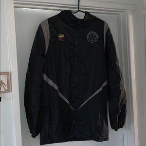 Professional Colombia Futbol team rain jacket